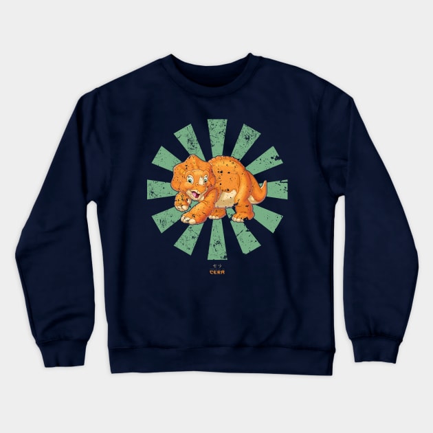 Cera Retro Japanese Land Before Time Crewneck Sweatshirt by Nova5